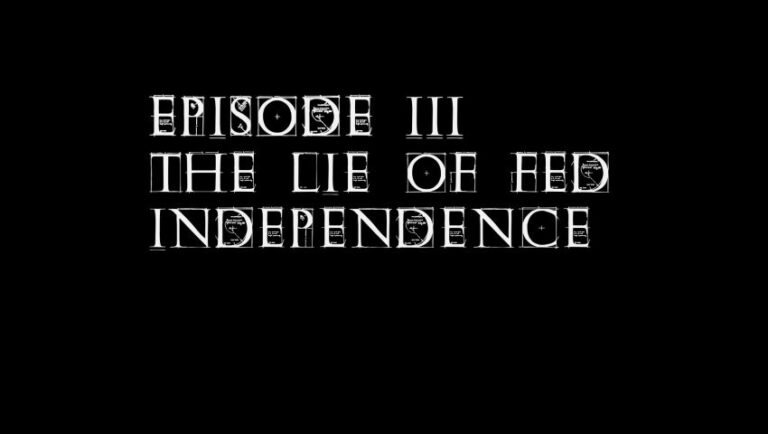 The War for Bankocracy Episode III