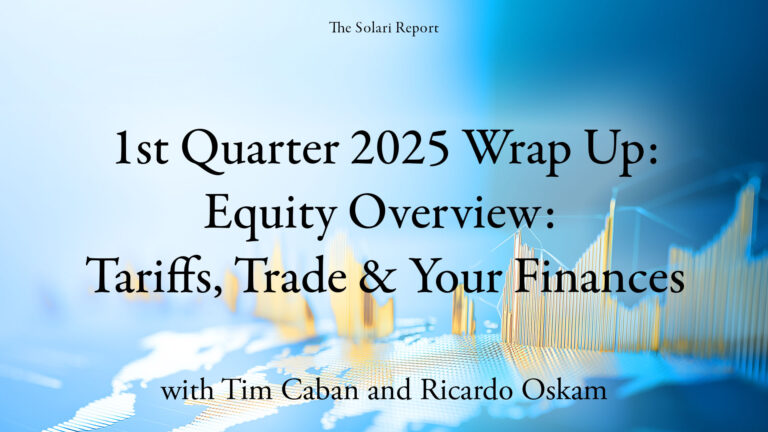 1st Quarter 2025 Wrap Up Equity Overview: Tariffs, Trade, and Your Finances with Tim Caban and Ricardo Oskam