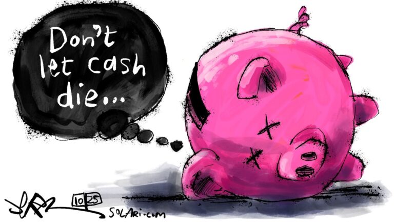 Toon of the Week: Dead Piggy Bank
